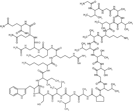 Estructura de Melitina