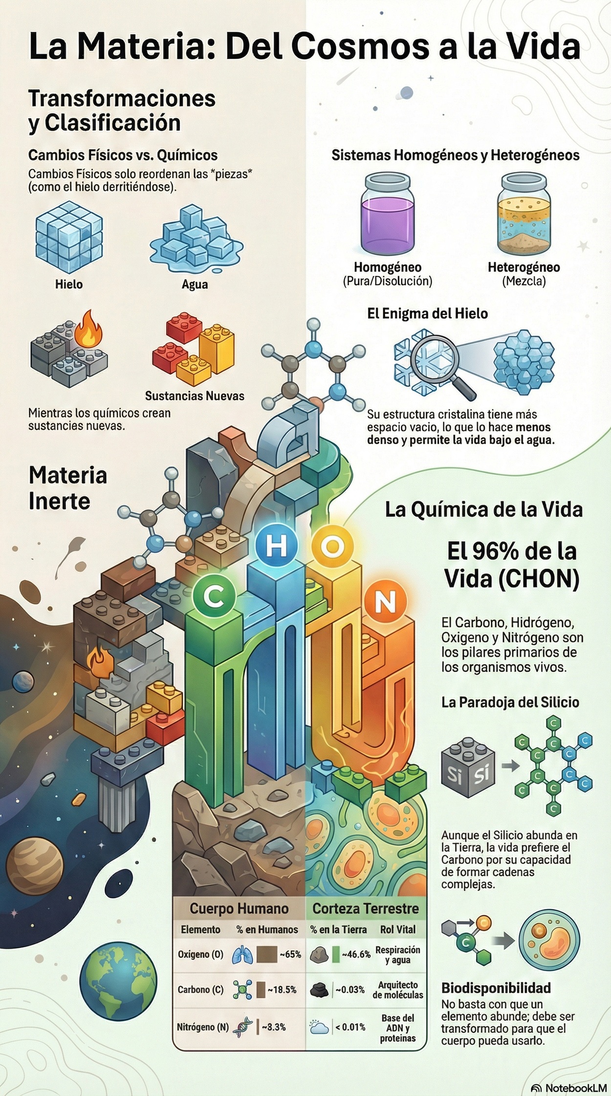 Infografía sobre Teoría Atómica
