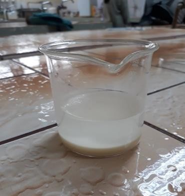 Almidón en agua
