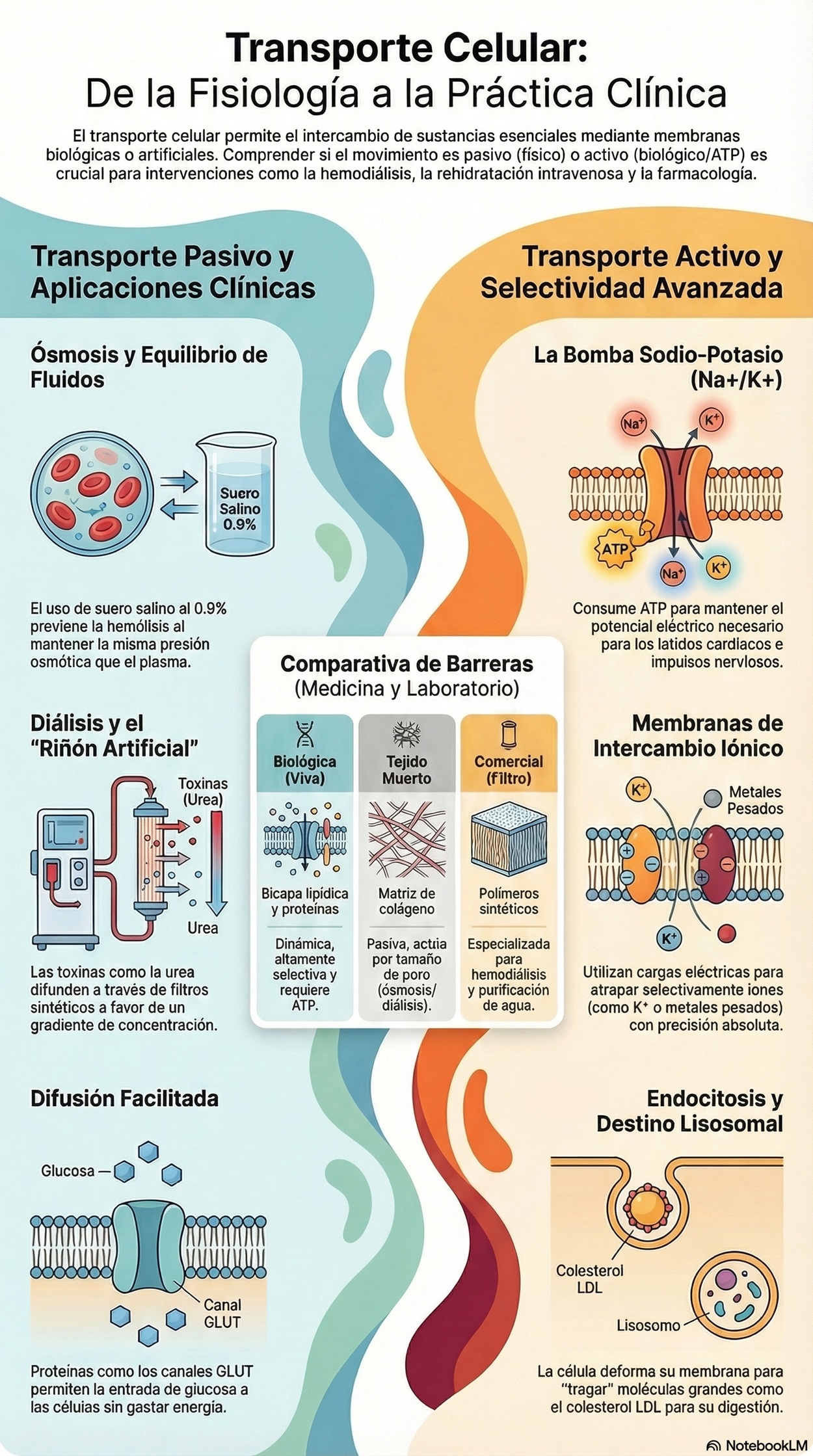 Infografía de Transporte Celular