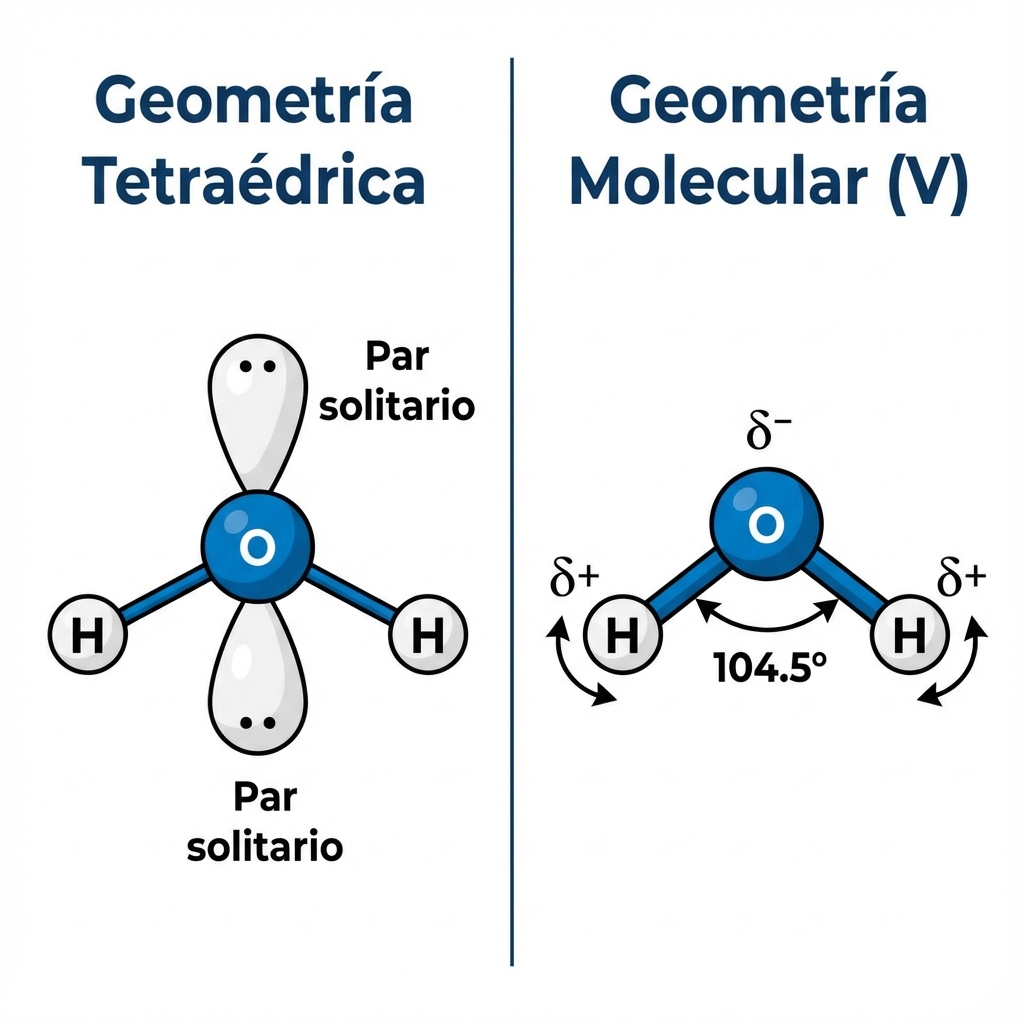 Estructura y Polaridad del Agua
